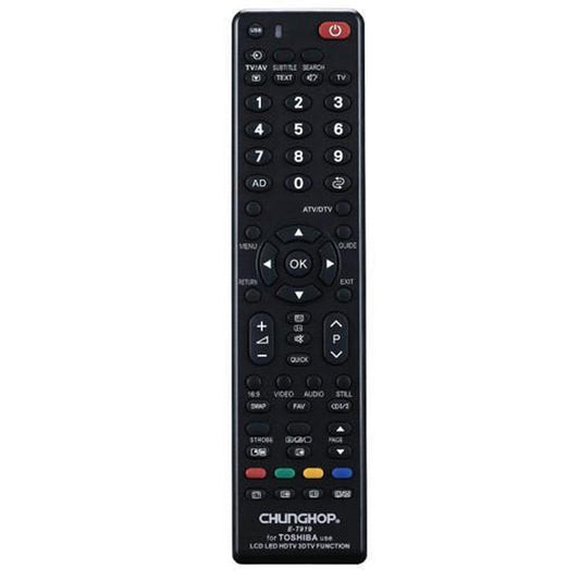 Chunghop Universal TV Remote Control Compatible with Toshiba LCD Smart HD Plasma