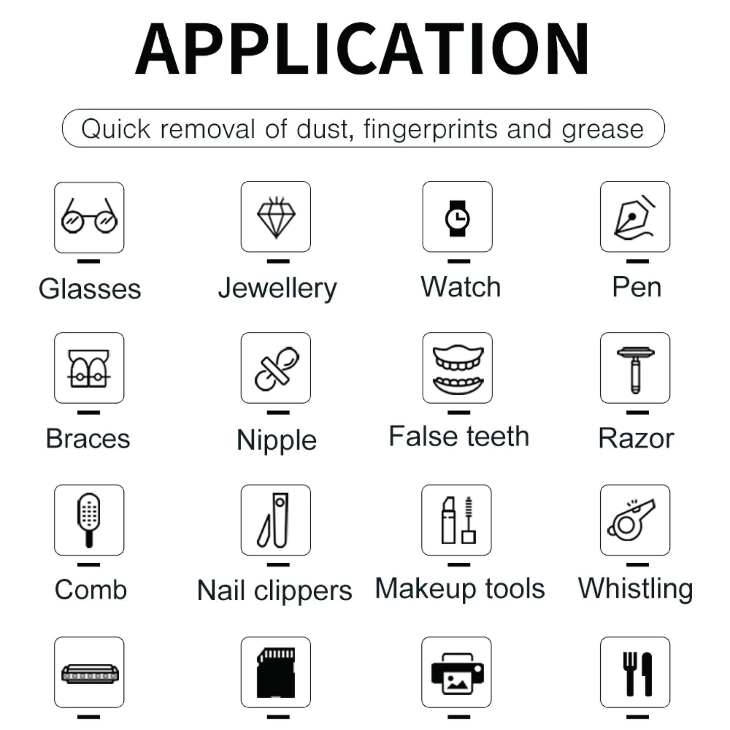 600ml Ultrasonic Jewellery Cleaner Mini Blue - Portable Personal Sonic Bath