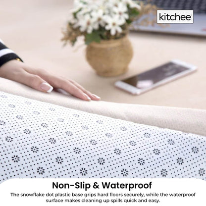 Kitchee Kids Foam Floor Play Mat 200x200cm – Padded Thick Soft Tatami Style Grey