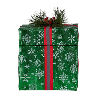 Christabelle Animated Elf Gift Box Led Lights Christmas Tree Decoration Ornament