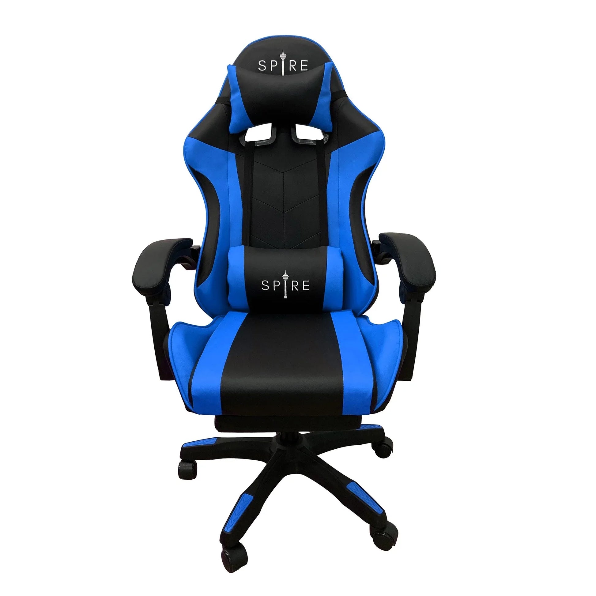 Intex Spire Zinc Blue And Black Adjustable Gaming/office Chair - Mekamart Australia