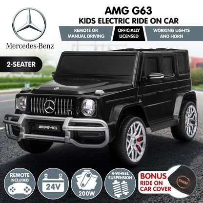 Kahuna Mercedes Benz AMG G63 Kids Electric Two Seater Ride On Car with Remote Control