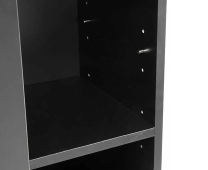 Sarantino 21 Pairs Shoe Cabinet Rack Storage Organiser 80 x 30 x 90cm in Black - Mekamart Australia