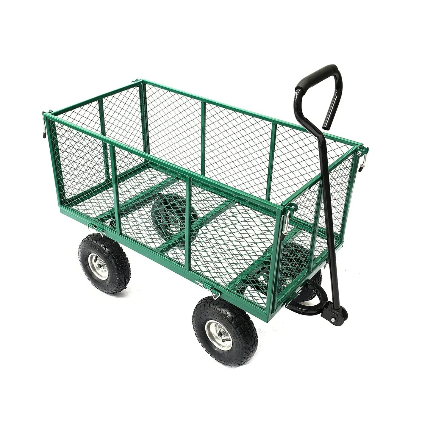 Wallaroo Steel Mesh Garden Trolley Cart - Green - Mekamart Australia