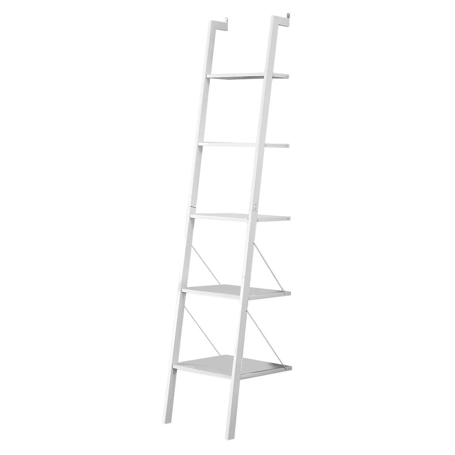 Sarantino Amelia 5-Tier Ladder Shelf in White - Mekamart Australia