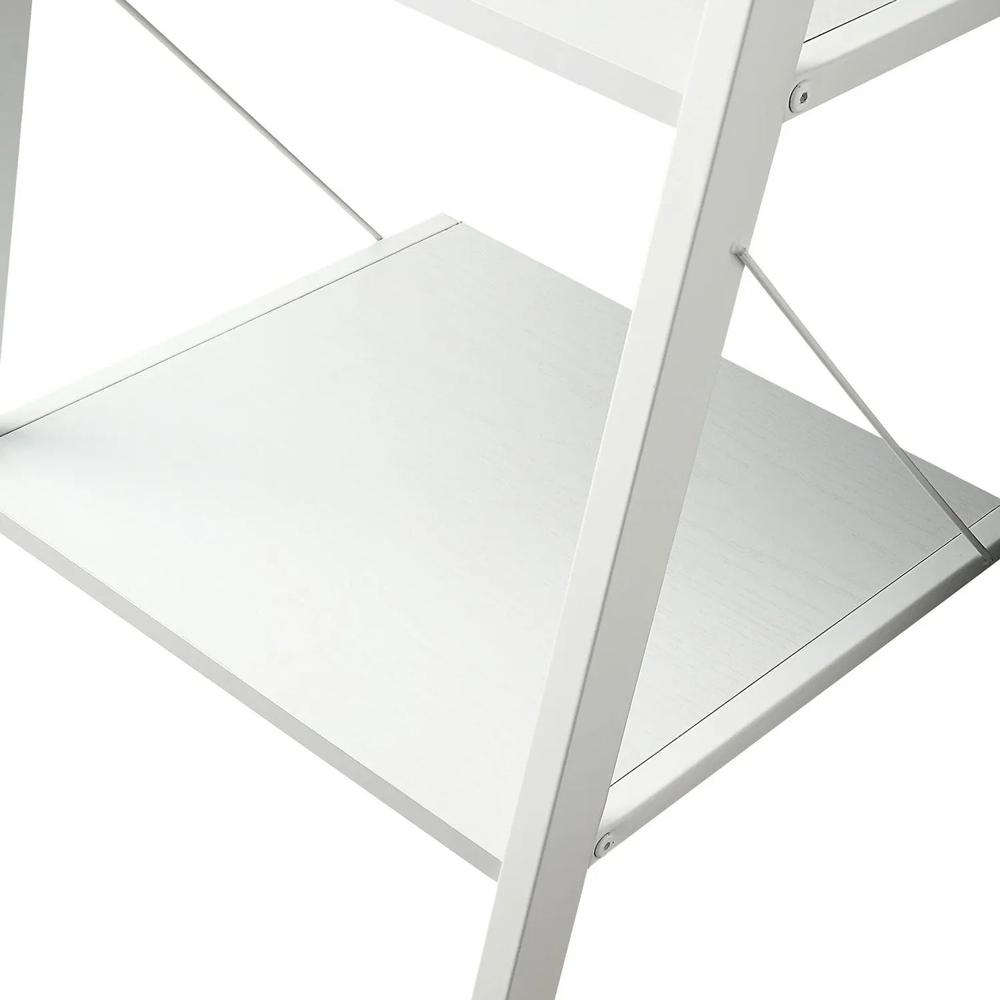 Sarantino Amelia 5-Tier Ladder Shelf in White - Mekamart Australia