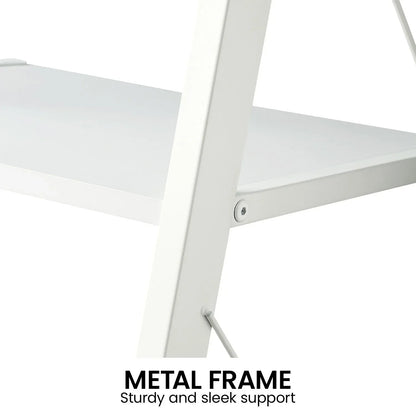 Sarantino Amelia 5-Tier Ladder Shelf in White - Mekamart Australia