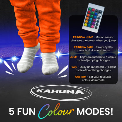 Kahuna LED Kit Suits 14ft-16ft Trampolines Multi-Colour Smart Motion Sensor Lighting with 16 colours