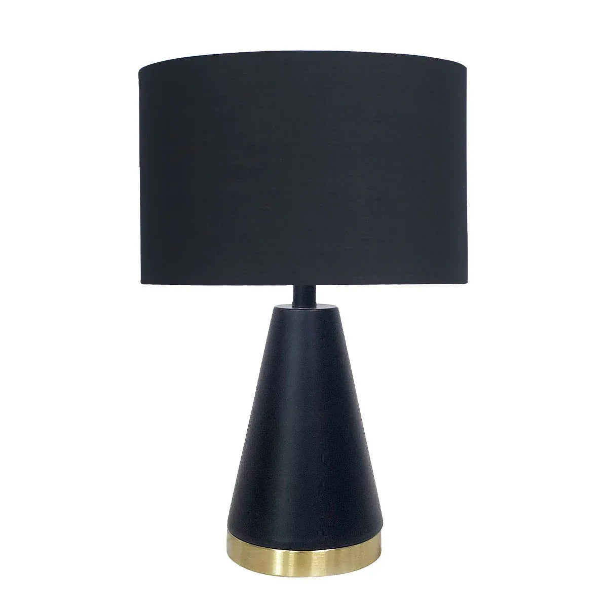 Sarantino Metal Table Lamp in Black and Gold - Mekamart Australia
