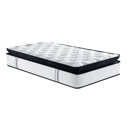 Laura Hill King Mattress Bed Size Euro Top 5 Zone Spring Foam 32cm Bedding Pocket - Mekamart Australia