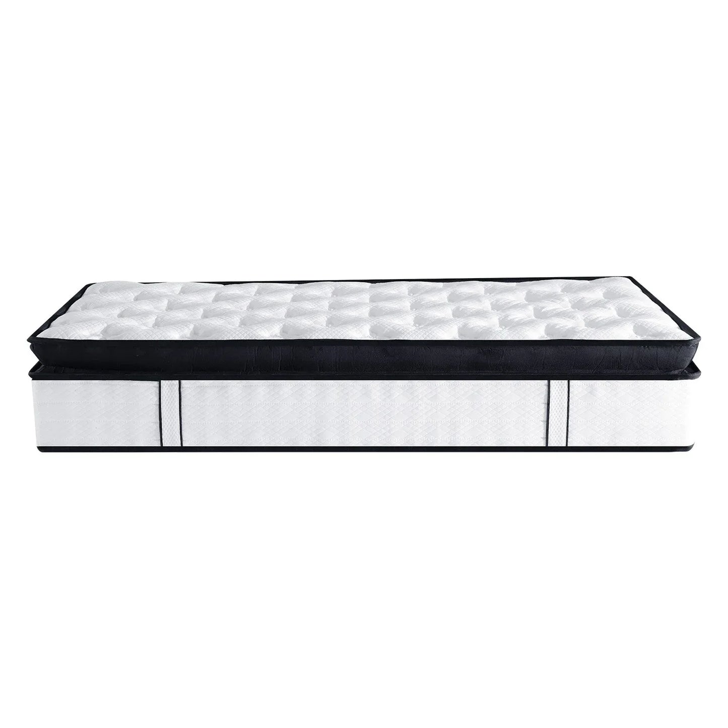 Laura Hill King Mattress Bed Size Euro Top 5 Zone Spring Foam 32cm Bedding Pocket - Mekamart Australia