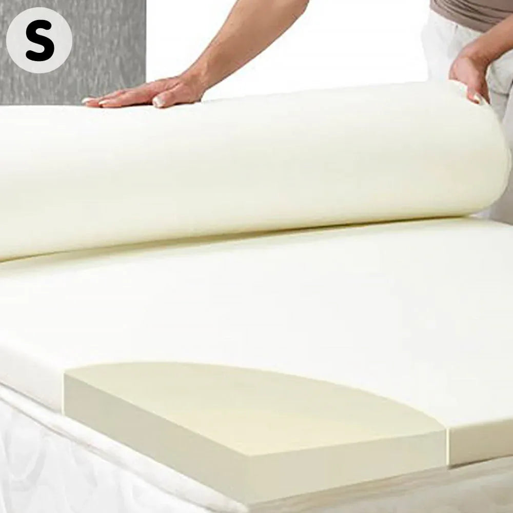 Laura Hill High Density Mattress Foam Topper 7cm- Single Size Bed - Mekamart Australia