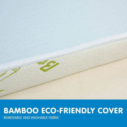 Laura Hill Cool Gel Memory Foam Mattress Topper Bamboo Fabric Cover Double - Mekamart Australia