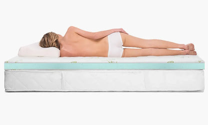 Laura Hill Cool Gel Memory Foam Mattress Topper - King Single - Mekamart Australia