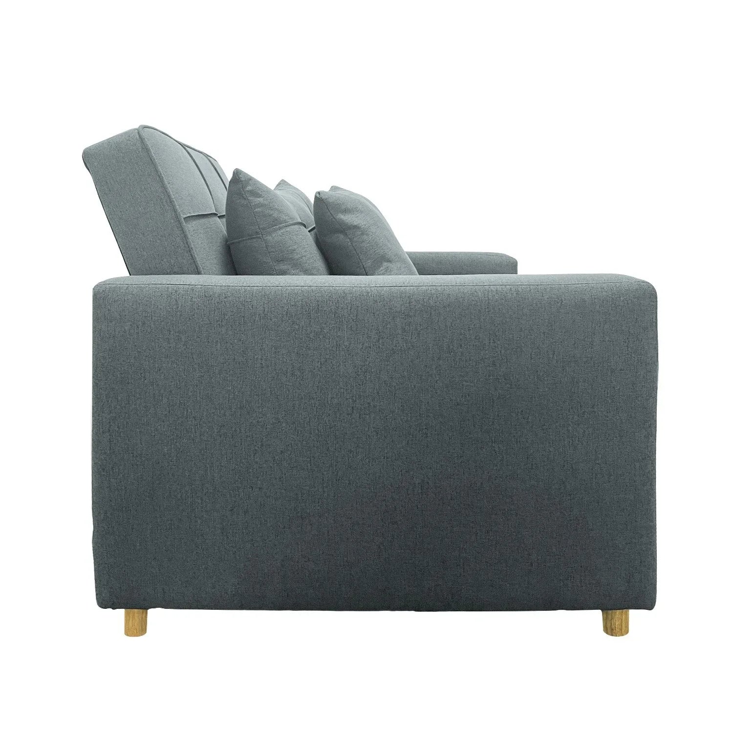 Sarantino Suri 3-in-1 Convertible Sofa Chair Bed - Airforce Blue - Mekamart Australia