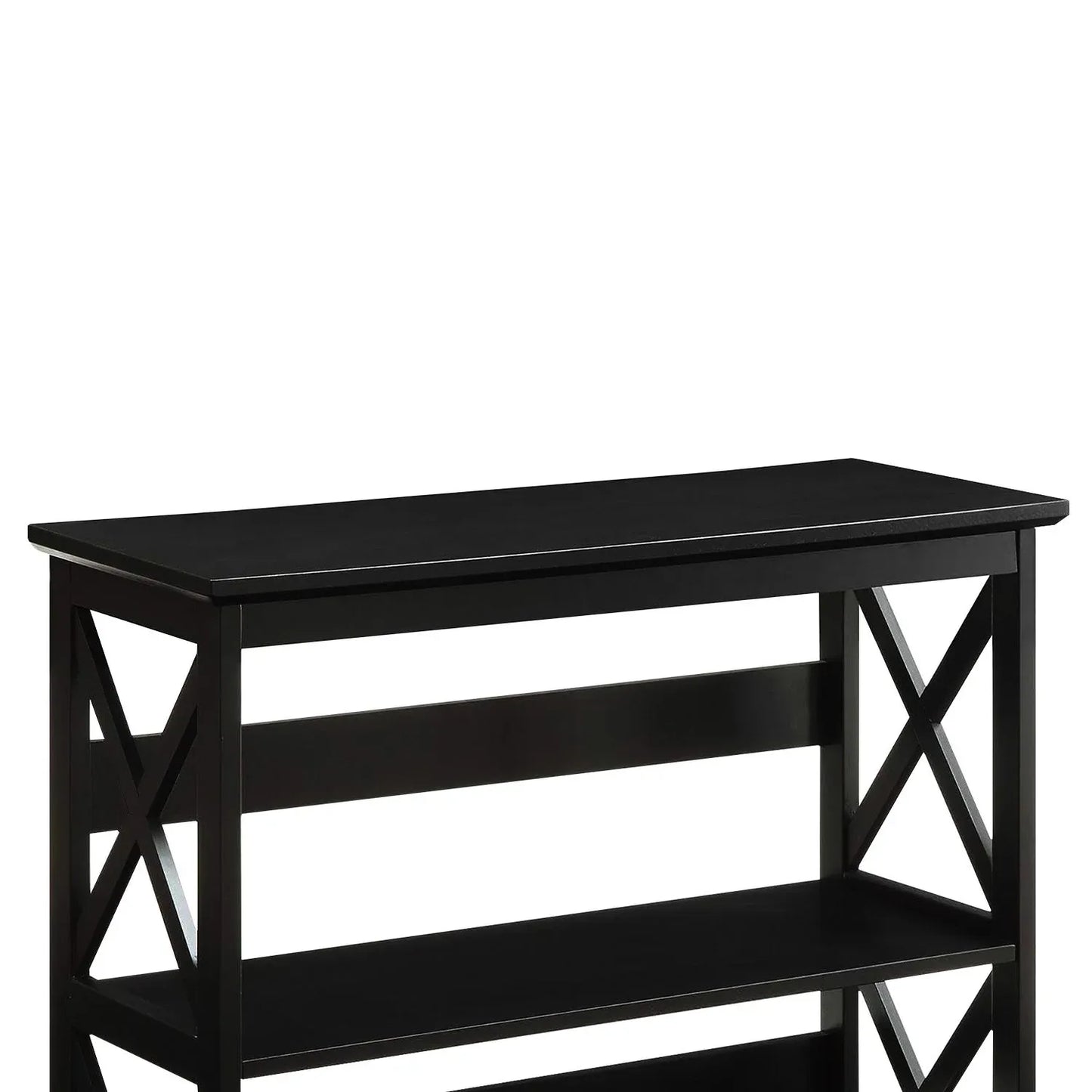 Sarantino Lucas 3-Tier Bookshelf Display Rack in Black - Mekamart Australia