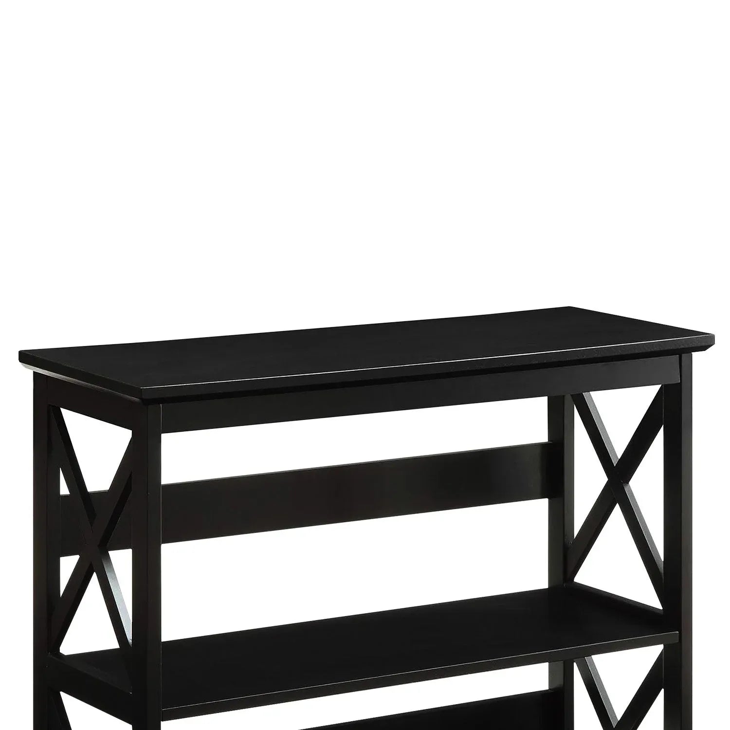 Sarantino Lucas 3-Tier Bookshelf Display Rack in Black - Mekamart Australia