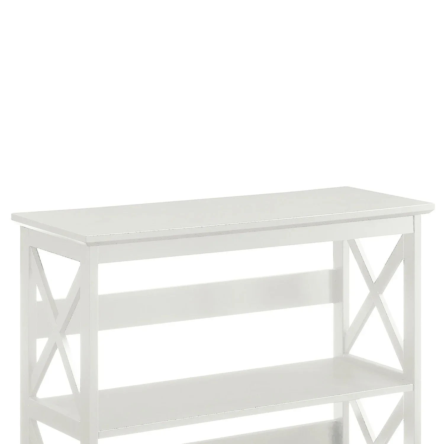 Sarantino Lucas 3-Tier Bookshelf Display Rack in White - Mekamart Australia