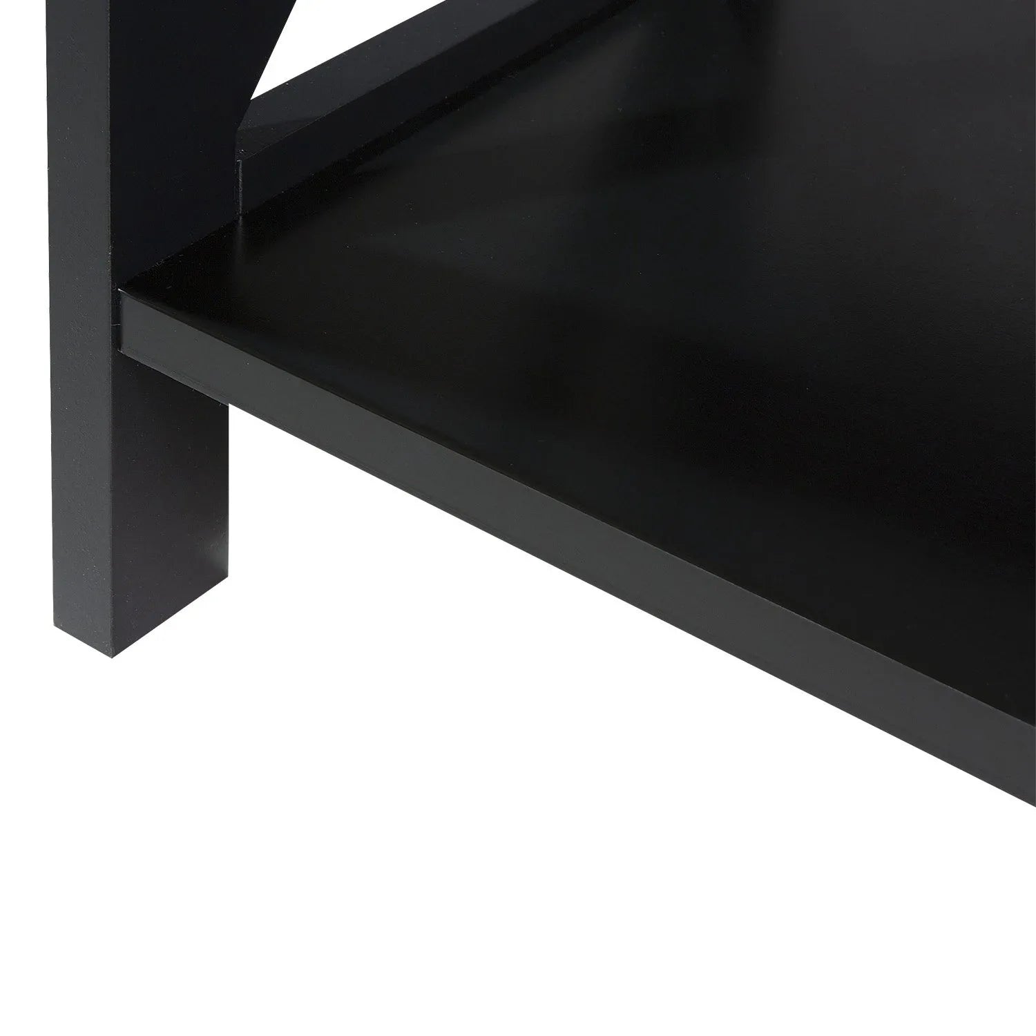 Sarantino Daphne 5-tier Cross Panel Bookshelf - Mekamart Australia