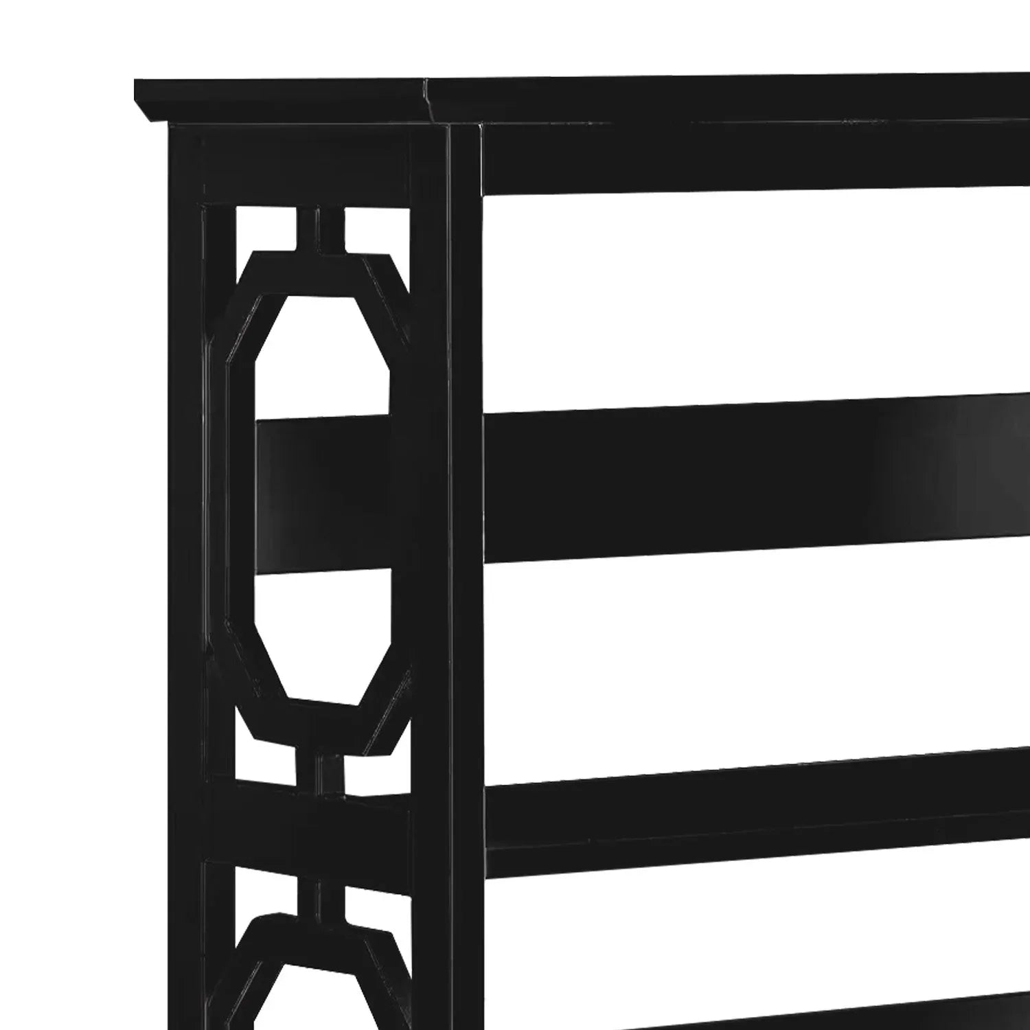 Sarantino Laurel 3-Tier Bookshelf Display Rack in Black - Mekamart Australia