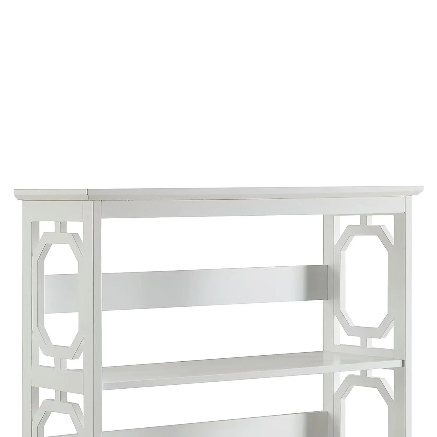 Sarantino Laurel 3-Tier Bookshelf Display Rack in White - Mekamart Australia