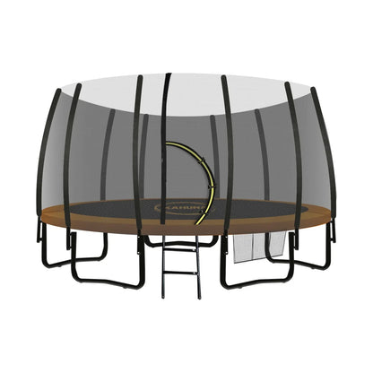 Kahuna Twister 12ft Springless Trampoline Outdoor Mat Pad Net Ladder - Mekamart Australia