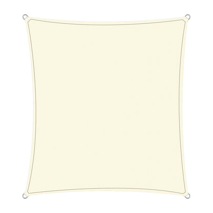 Wallaroo Waterproof Outdoor Shade Sail Canopy Sun Cloth Square 5x7M