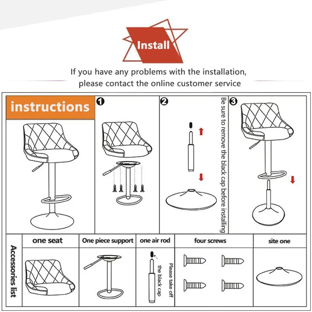Bar Stools Kitchen Bar Stool Leather Barstools Swivel Gas Lift Counter Chairs x2 BS8403 White - Mekamart Australia
