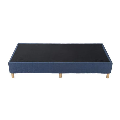 Metal Bed Frame Mattress Foundation Blue – Double - Mekamart Australia