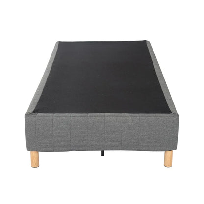 Metal Bedframe Mattress Foundation (Dark Grey) – Double - Mekamart Australia