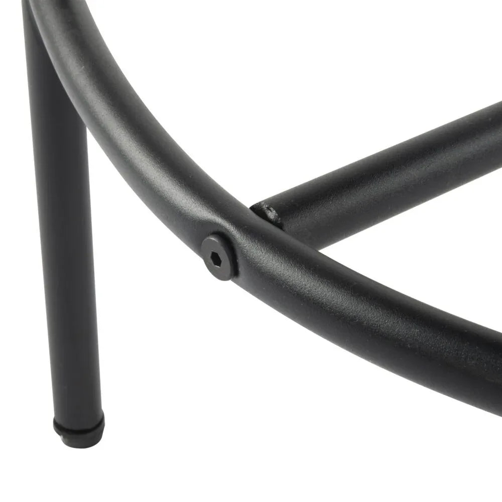 Contemporary Grey Boucle Elsa Low Bar Stools - Mekamart Australia