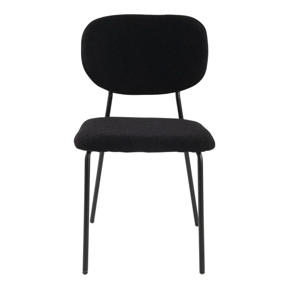 Charcoal Charm Armless Dining Chair Duo - Mekamart Australia