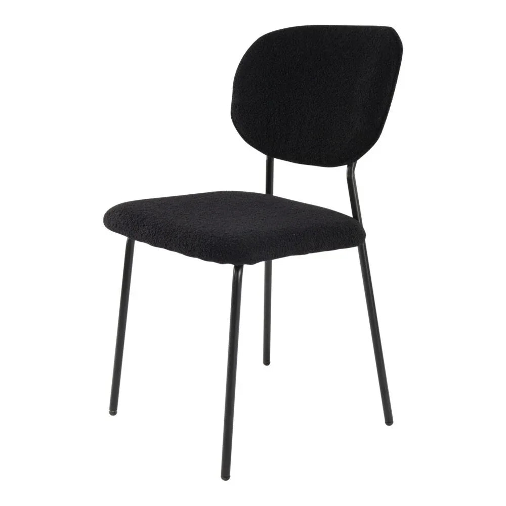 Charcoal Charm Armless Dining Chair Duo - Mekamart Australia