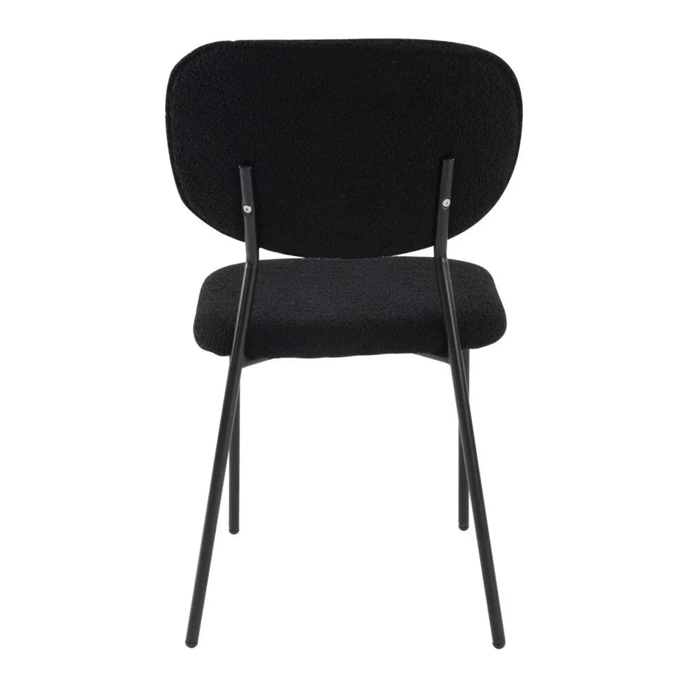 Charcoal Charm Armless Dining Chair Duo - Mekamart Australia