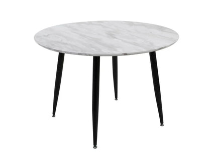 Round MDF Marbling Dining Table - Mekamart Australia