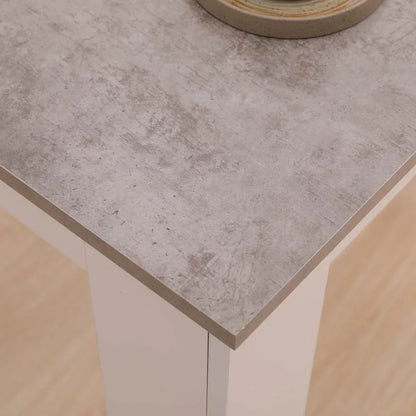 Dining Table Rectangular Wooden 120M-Grey&amp;White - Mekamart Australia