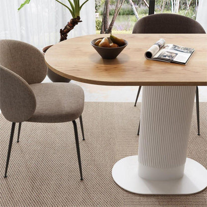 Clara Gather Round Oval Dining Table - Mekamart Australia