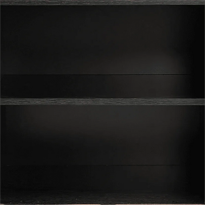 Mid-Century Black Ribbed Sideboard Cabinet - Mekamart Australia