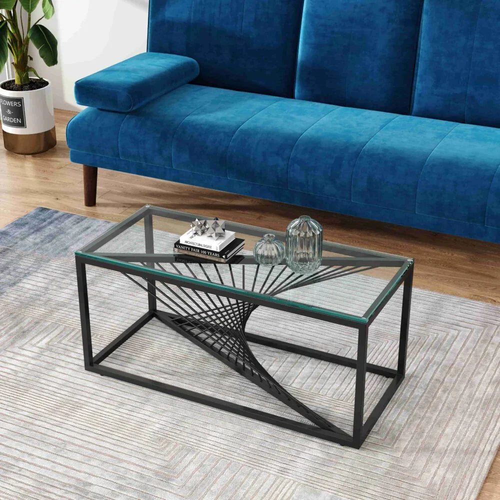 Eleganza Glass Enclave Coffee Table - Mekamart Australia