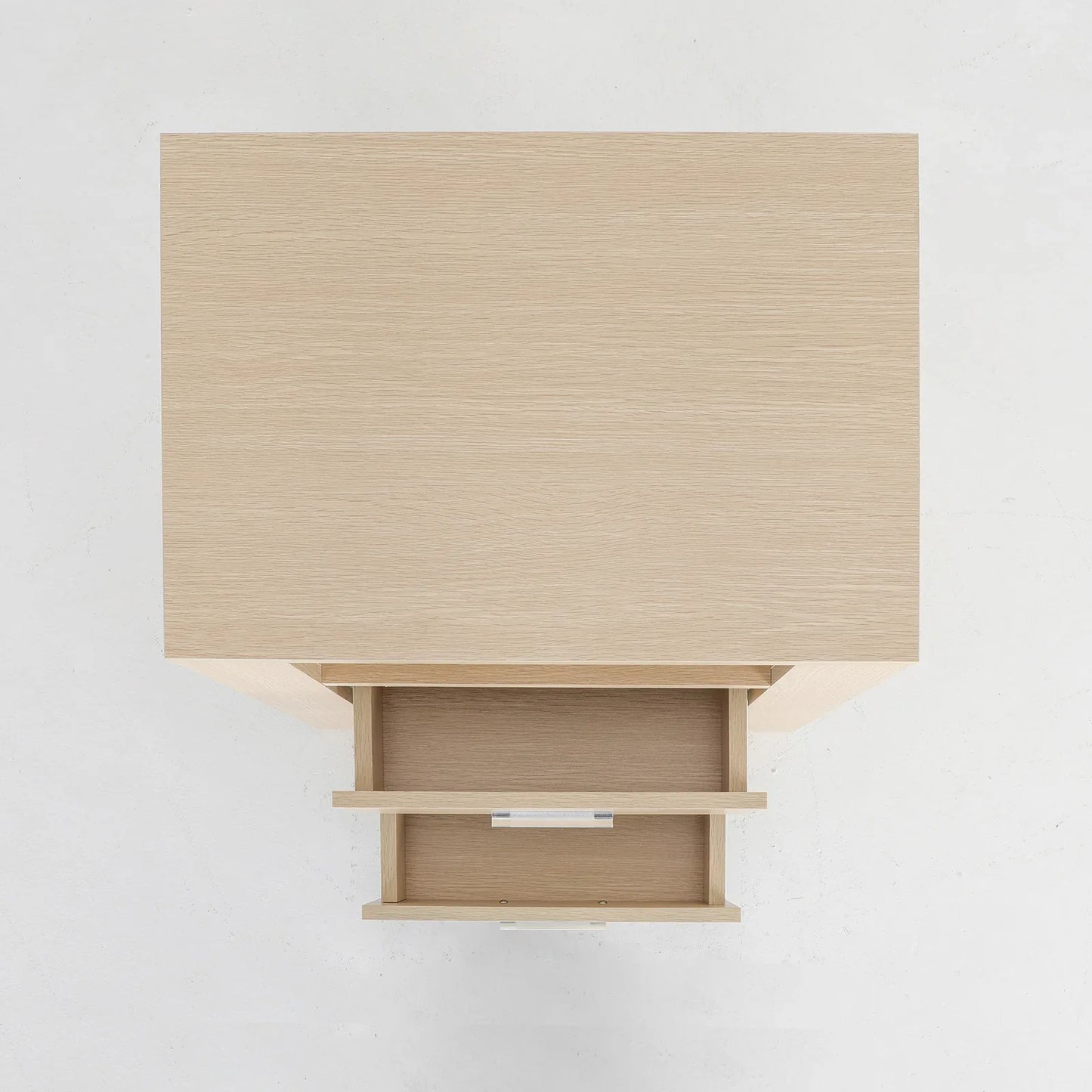 Bedside Table Side Storage Cabinet Nightstand Bedroom 2 Drawer 1 Shelf ZURI OAK - Mekamart Australia