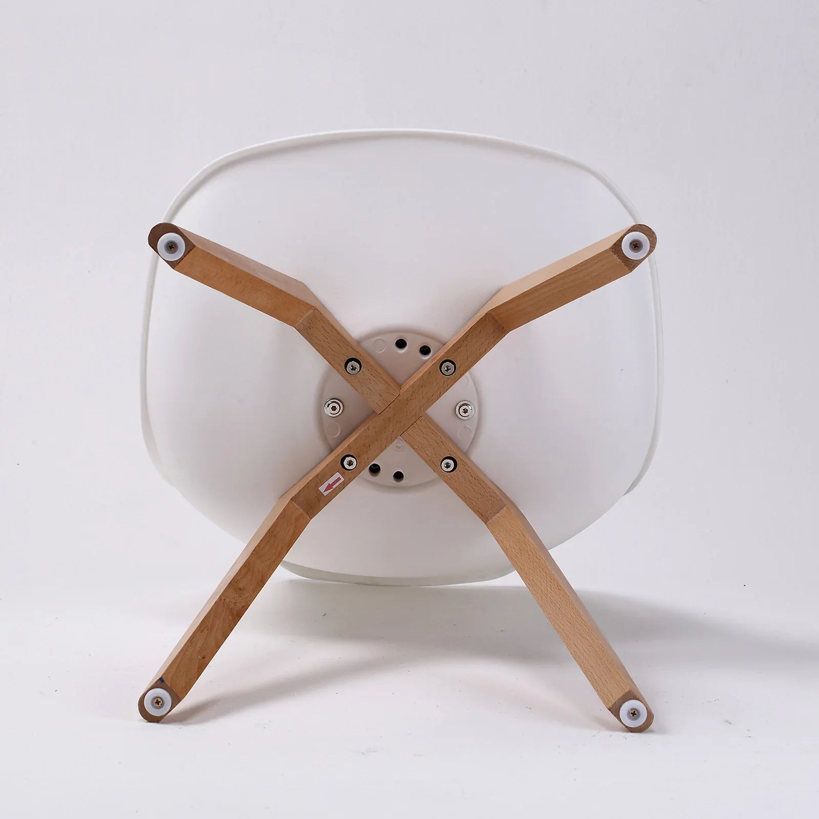 4X Retro Dining Cafe Chair Padded Seat WHITE - Mekamart Australia