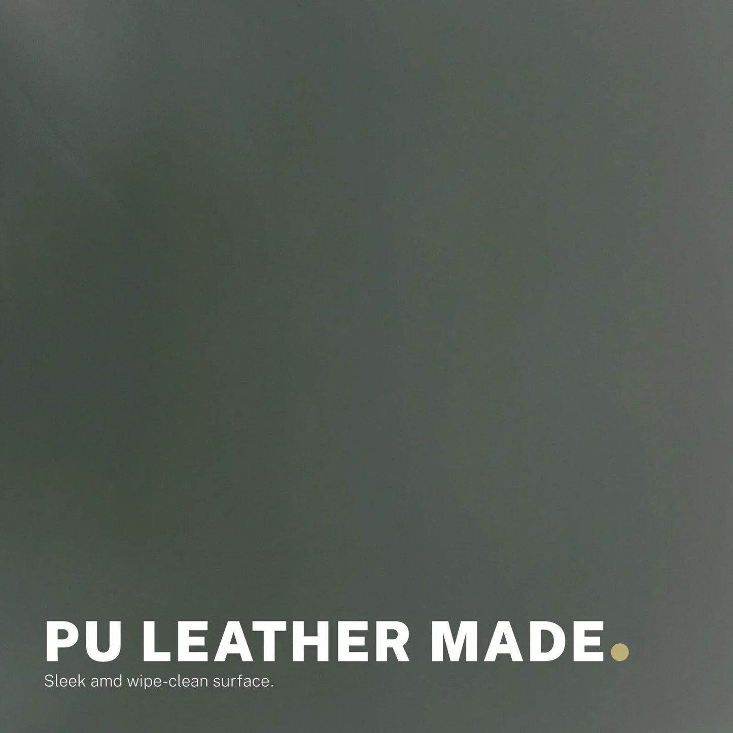 2 Set Office Desk Chair - PU Leather Home Swivel Chair Cut-Out Seat HALO GREEN