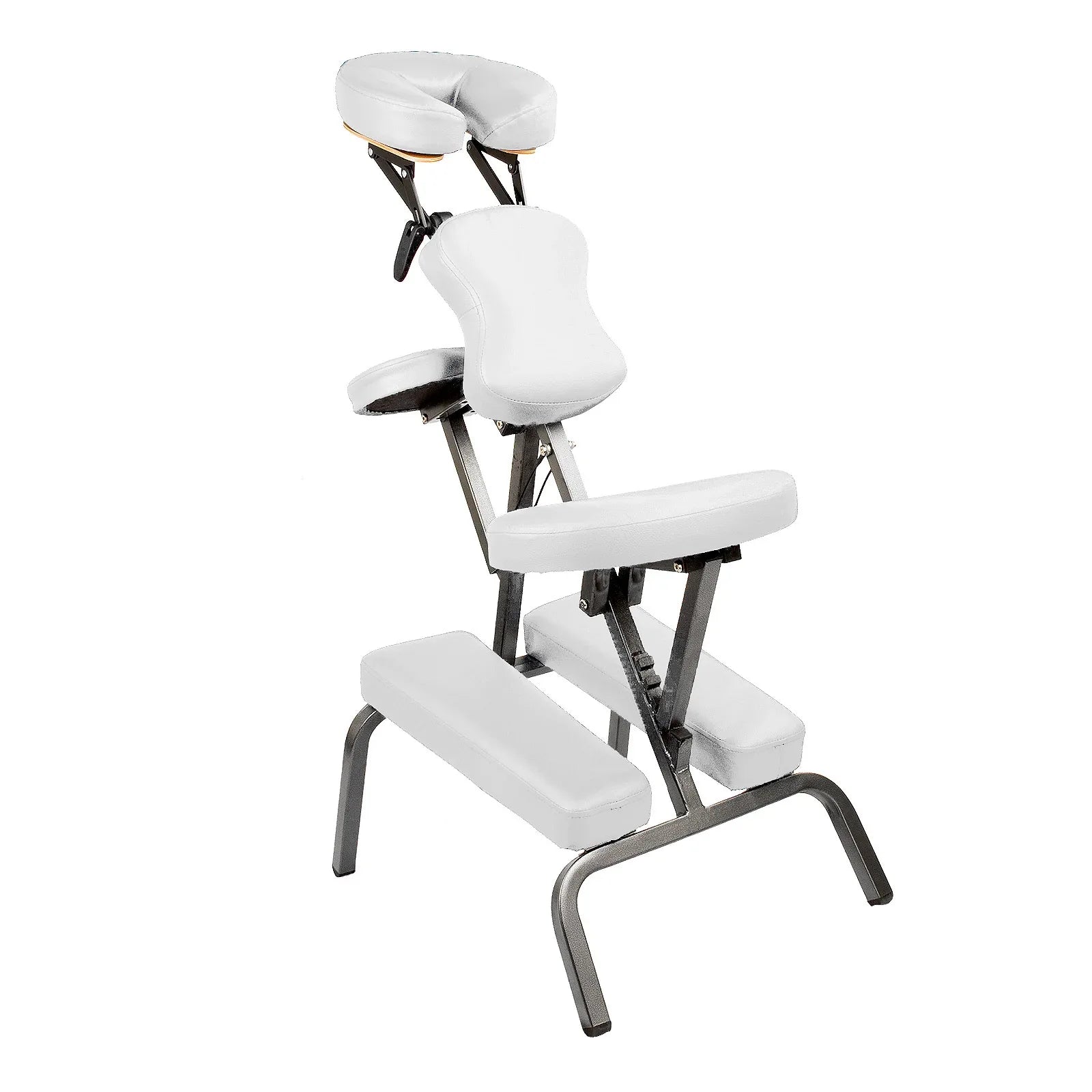 Aluminium Portable Beauty Massage Foldable Chair Table WHITE - Mekamart Australia