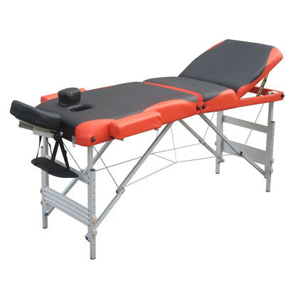 YES4HOMES 3 Fold 5 cm Thickness Foam Portable Aluminium Massage Table Massage Bed Beauty Therapy - Mekamart Australia