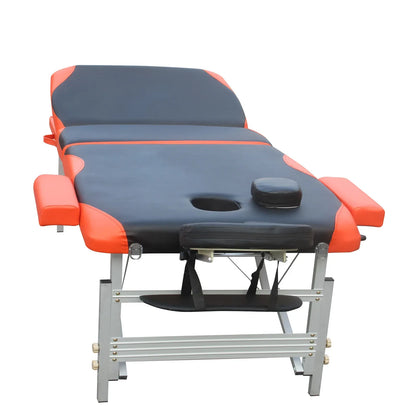 YES4HOMES 3 Fold 5 cm Thickness Foam Portable Aluminium Massage Table Massage Bed Beauty Therapy - Mekamart Australia