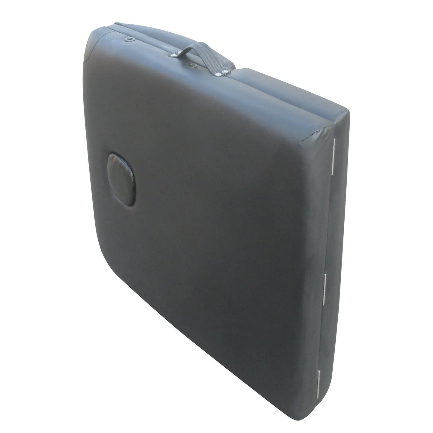 YES4HOMES 3 Fold 5 cm Thickness Foam Portable Aluminium Massage Table Massage Bed Beauty Therapy Black - Mekamart Australia