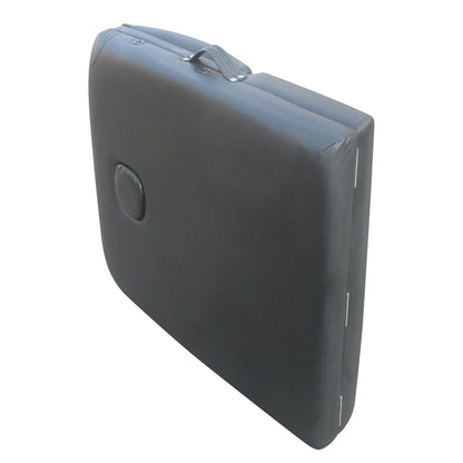 YES4HOMES 3 Fold 5 cm Thickness Foam Portable Aluminium Massage Table Massage Bed Beauty Therapy Black - Mekamart Australia