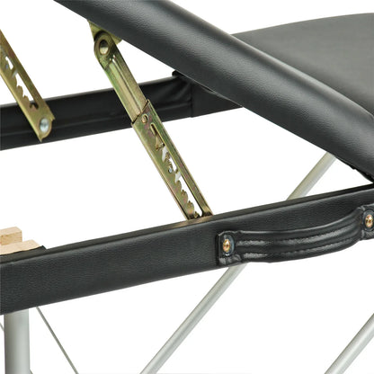 YES4HOMES Black 3 Fold Portable Aluminium Massage Table Massage Bed Beauty Therapy - Mekamart Australia
