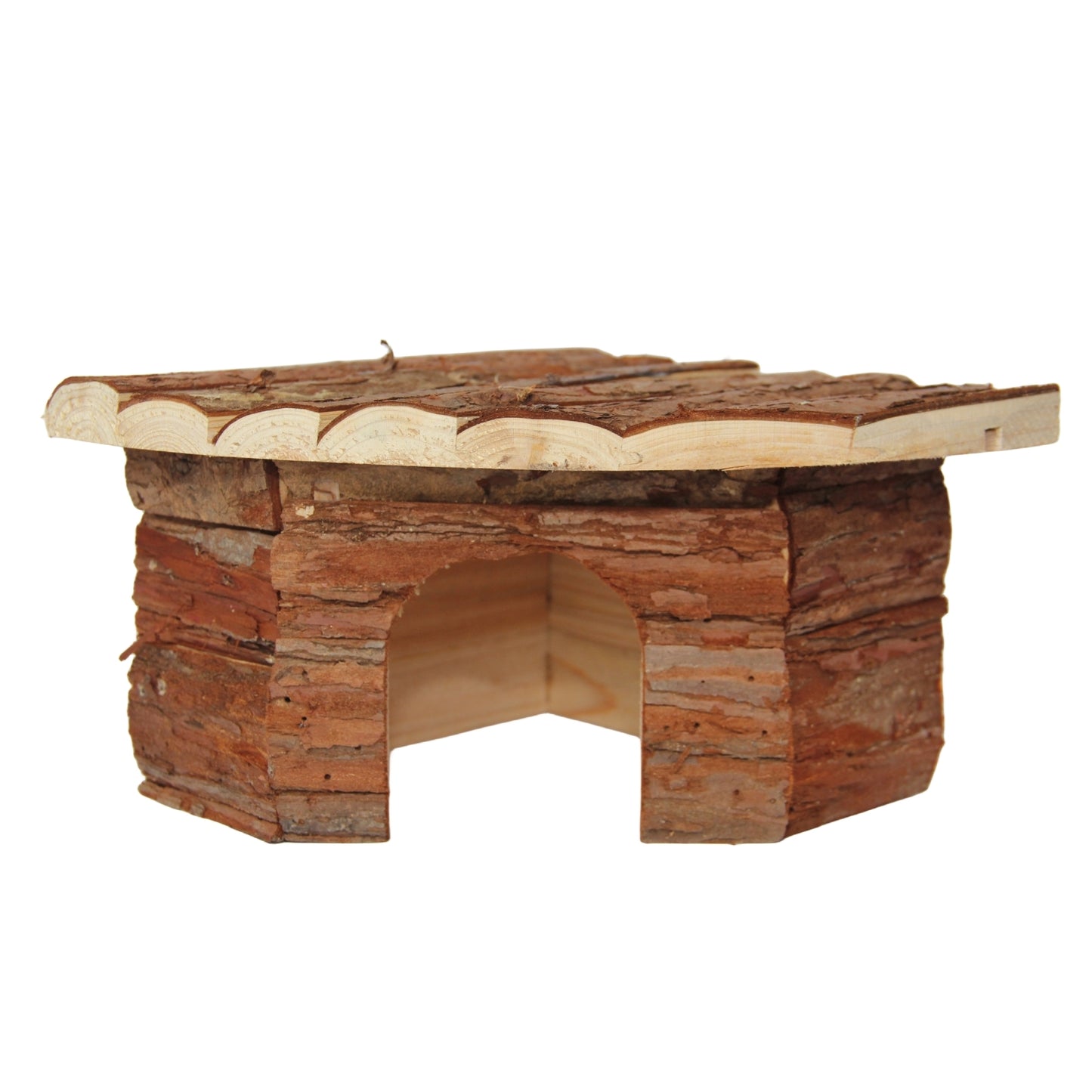 YES4PETS L Wooden Hamster Mouse Gerbil Playground Rats Pets Toys Play Small Birds Mini Rabbit House Garden Decor