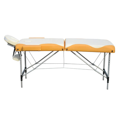 YES4HOMES 2 Fold Portable Aluminium Massage Table Massage Bed Beauty Therapy - Mekamart Australia